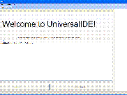 UniversalIDE welcome page